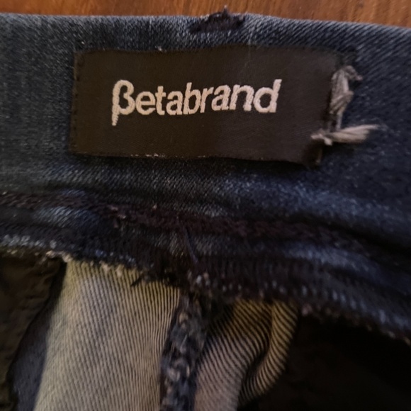 BETABRAND Pull On Denim Pants Size Small - Picture 3 of 7